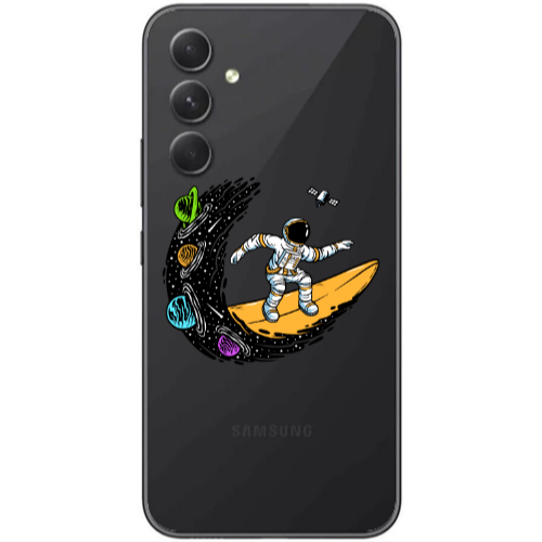 Samsung Galaxy A25 Surf in space Transparent Silicone TPU Θήκη