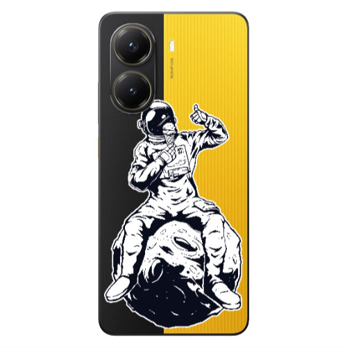 Xiaomi Poco X7 Pro ice cream in space Transparent Silicone TPU Θήκη