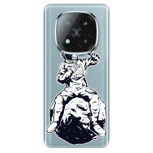 Xiaomi Redmi Note 14 Pro + 5g ice cream in space Transparent Silicone TPU Θήκη