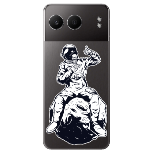 Oneplus Nord 4 ice cream in space Transparent Silicone TPU Θήκη