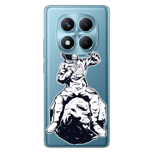Xiaomi Redmi Note 14 Pro ice cream in space Transparent Silicone TPU Θήκη