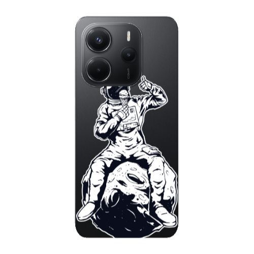 Xiaomi Redmi Note 14 ice cream in space Transparent Silicone TPU Θήκη