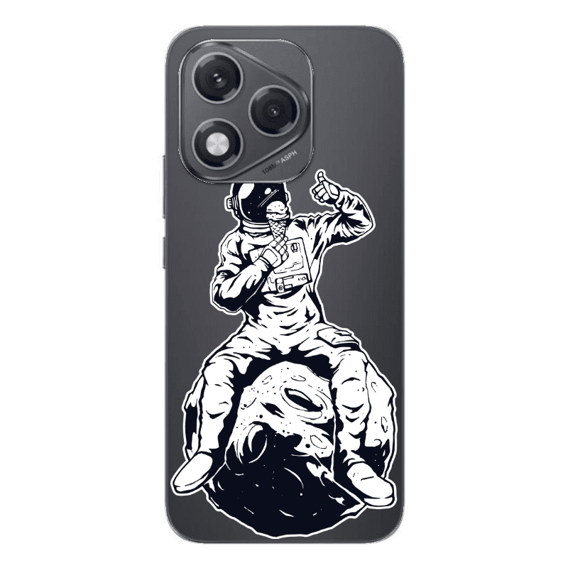 Honor 400 Lite ice cream in space Transparent Silicone TPU Θήκη