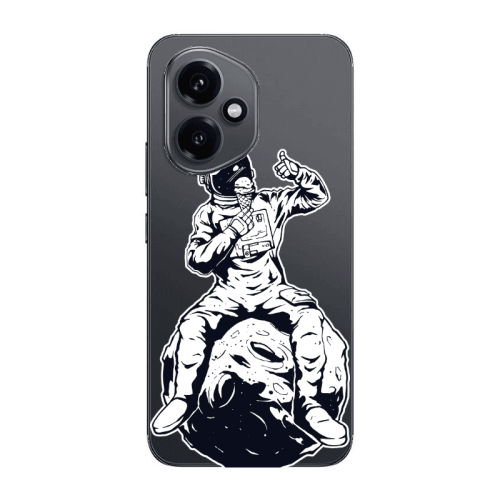 Honor Magic 400 ice cream in space Transparent Silicone TPU Θήκη