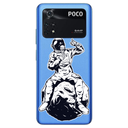 Xiaomi Poco M4 Pro 4G ice cream in space Transparent Silicone TPU Θήκη