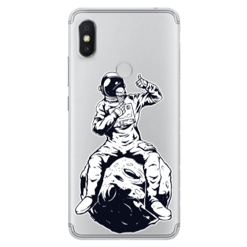 Xiaomi Redmi S2 ice cream in space Transparent Silicone TPU Θήκη