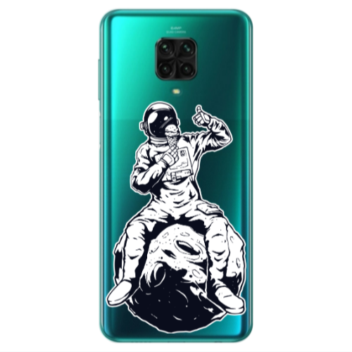 Xiaomi Redmi Note 9S ice cream in space Transparent Silicone TPU Θήκη