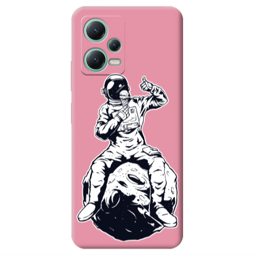 Xiaomi Redmi Note 12 Pro 5G ice cream in space Pink Colored Silicone TPU Θήκη