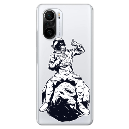 Xiaomi Poco F3 ice cream in space Transparent Silicone TPU Θήκη