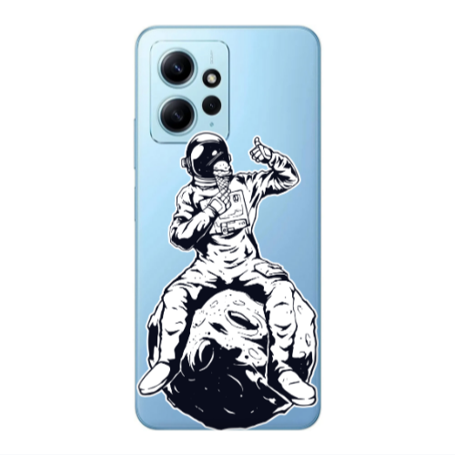 Xiaomi Redmi Note 12 4G ice cream in space Transparent Silicone TPU Θήκη