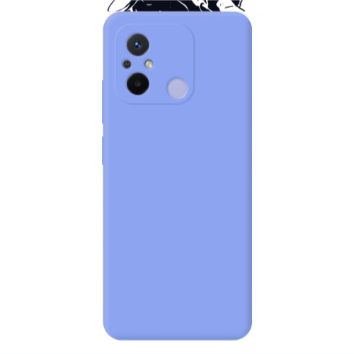 Xiaomi Redmi 12C ice cream in space Light Purple Colored Silicone TPU Θήκη