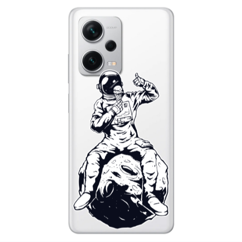 Xiaomi Redmi Note 12 5G ice cream in space Transparent Silicone TPU Θήκη