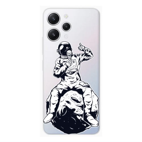 Xiaomi Redmi 12 ice cream in space Transparent Silicone TPU Θήκη