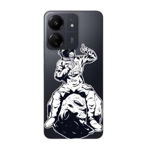 Xiaomi Redmi 13C ice cream in space Transparent Silicone TPU Θήκη