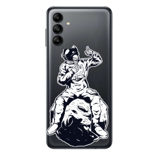 Samsung A13 5G ice cream in space Transparent Silicone TPU Θήκη