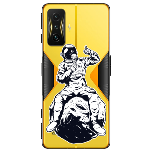 Xiaomi Poco F4 Gt ice cream in space Transparent Silicone TPU Θήκη