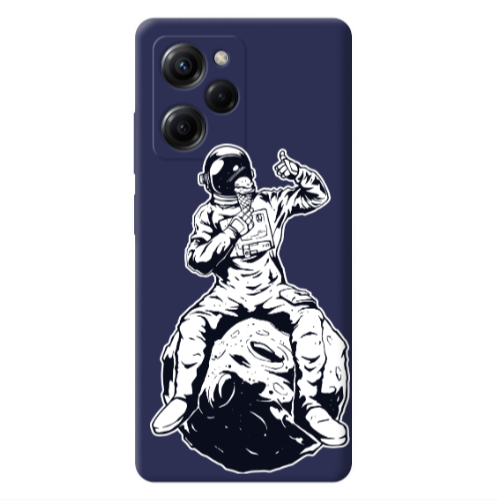 Xiaomi Poco X5 Pro ice cream in space Dark blue Colored Silicone TPU Θήκη