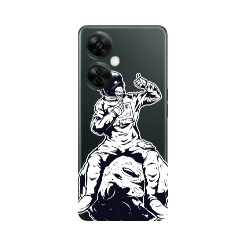 Oneplus Nord CE 3 Lite 5G ice cream in space Transparent Silicone TPU Θήκη