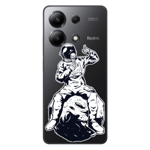 Xiaomi Redmi Note 13 4G ice cream in space Transparent Silicone TPU Θήκη