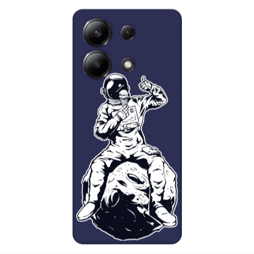 Xiaomi Redmi Note 13 4G ice cream in space Dark blue Colored Silicone TPU Θήκη