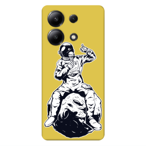 Xiaomi Redmi Note 13 4G ice cream in space Yellow Colored Silicone TPU Θήκη