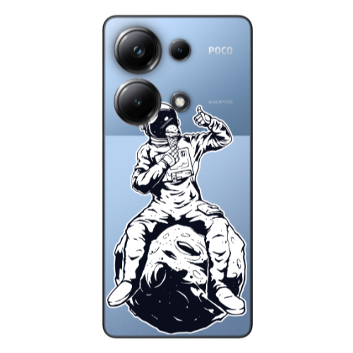 Xiaomi Poco M6 Pro 4G ice cream in space Transparent Silicone TPU Θήκη