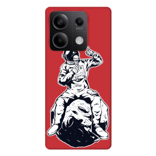Xiaomi Redmi Note 13Pro 5G ice cream in space Red Colored Silicone TPU Θήκη