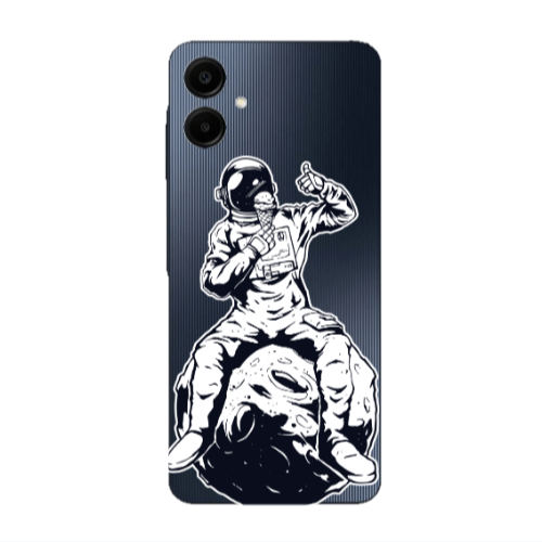 Samsung A06 ice cream in space Transparent Silicone TPU Θήκη