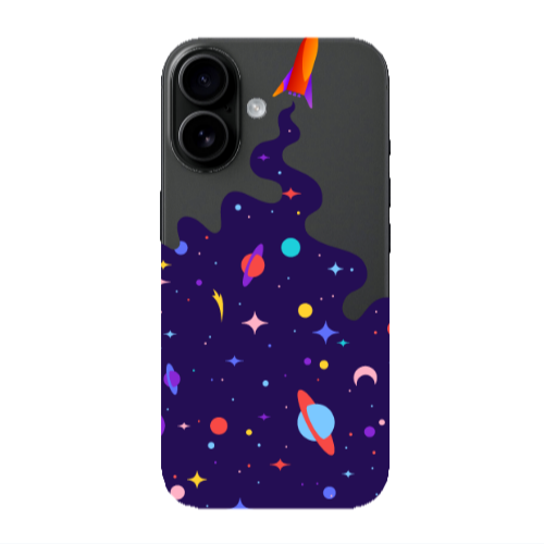 Apple Iphone 16 plus Rocket Transparent Silicone TPU Θήκη