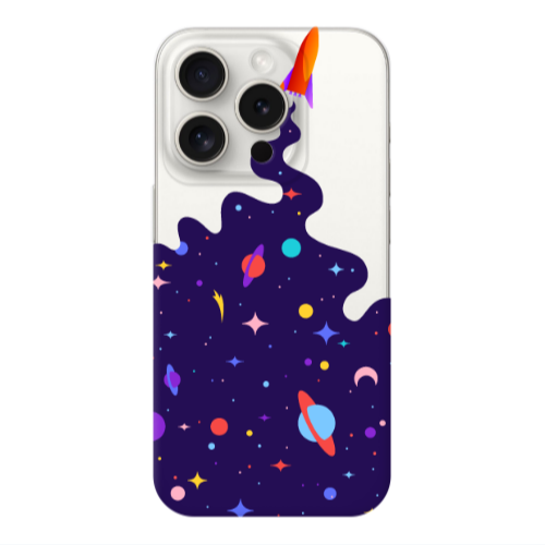 Apple Iphone 16 Pro Max Rocket Transparent Silicone TPU Θήκη