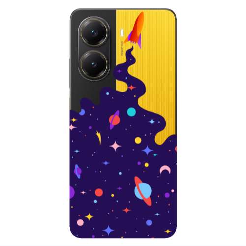 Xiaomi Poco X7 Pro Rocket Transparent Silicone TPU Θήκη