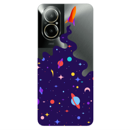 Realme C67 Rocket Transparent Silicone TPU Θήκη