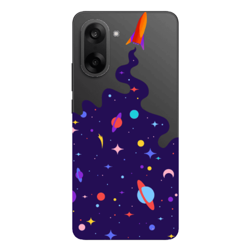 Oneplus Nord CE 5 Rocket Transparent Silicone TPU Θήκη
