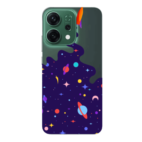 Oppo RENO 14 Rocket Transparent Silicone TPU Θήκη