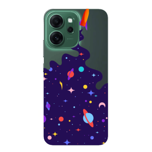 Oppo 14 F Rocket Transparent Silicone TPU Θήκη