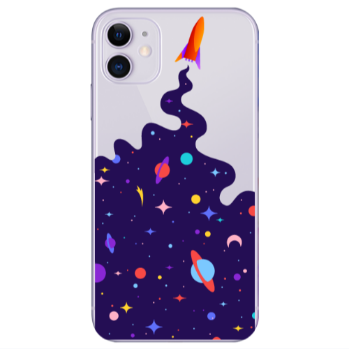 Apple iPhone 11  Rocket Transparent Silicone TPU Θήκη