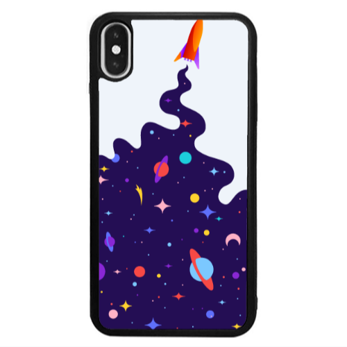 Apple iPhone X Rocket Black Glossy Θήκη