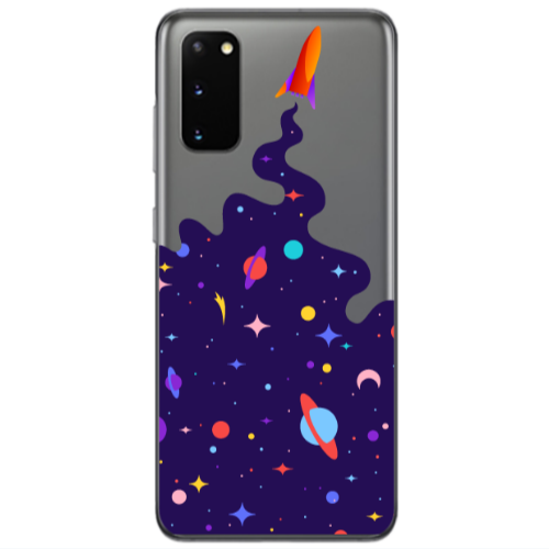 Samsung S20 Rocket Transparent Silicone TPU Θήκη