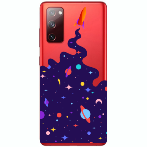 Samsung S20 FE Rocket Transparent Silicone TPU Θήκη