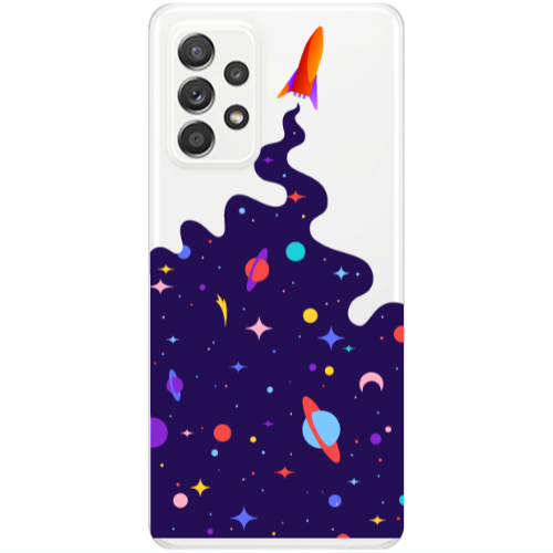 Samsung A33 Rocket Transparent Silicone TPU Θήκη