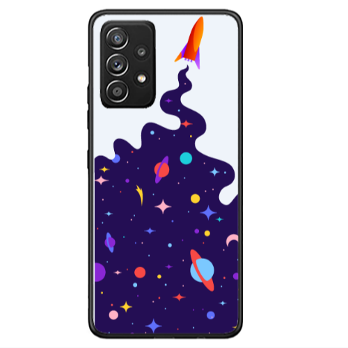 Samsung A53 Rocket Black Glossy Θήκη