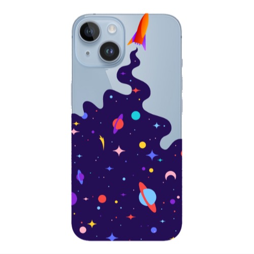 Apple iPhone 14  Rocket Transparent Silicone TPU Θήκη
