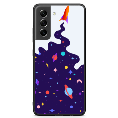Samsung S21 FE Rocket Black Glossy Θήκη