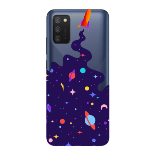 Samsung A03S Rocket Transparent Silicone TPU Θήκη