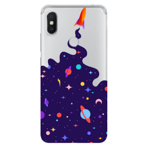 Xiaomi Redmi S2 Rocket Transparent Silicone TPU Θήκη