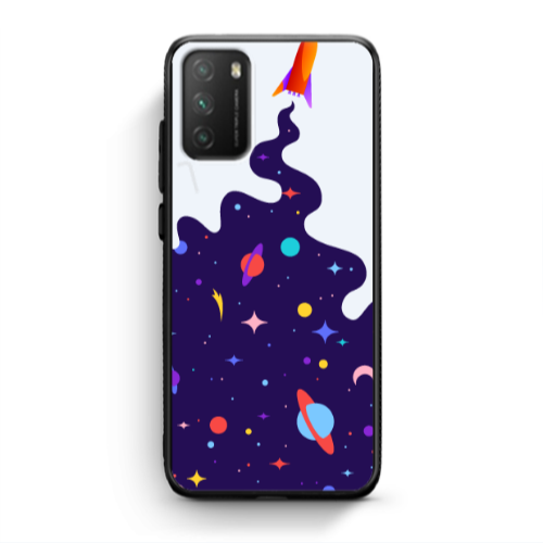 Xiaomi Poco M3 Rocket Black Glossy Θήκη