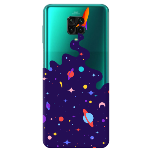 Xiaomi Redmi Note 9S Rocket Transparent Silicone TPU Θήκη