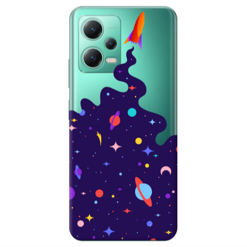 Xiaomi Redmi Note 12 Pro 5G Rocket Transparent Silicone TPU Θήκη