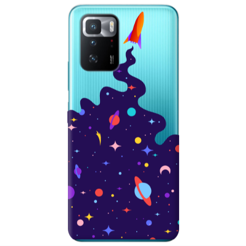 Xiaomi Poco X3 GT Rocket Transparent Silicone TPU Θήκη