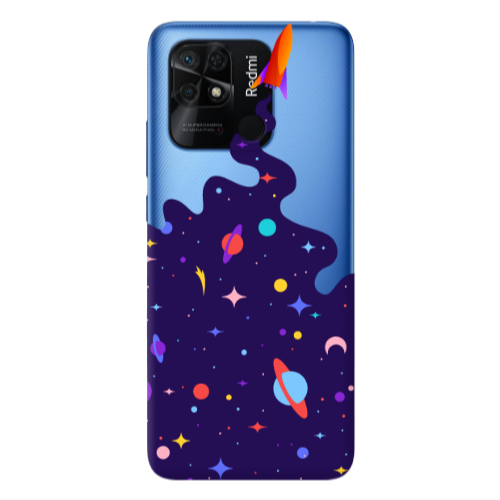Xiaomi Poco C40 Rocket Transparent Silicone TPU Θήκη